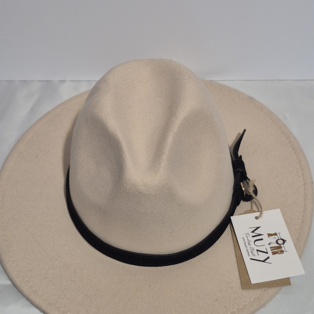 Cream Fedora Hat